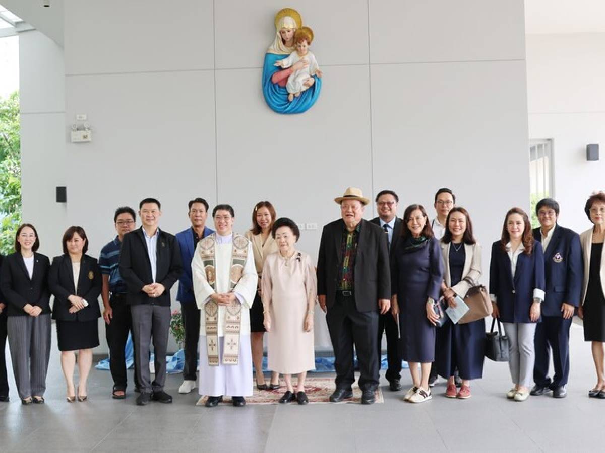 บาทหลวงเอกรัตน์ หอมประทุม ร่วมประชุมชมรมผู้บริหารโรงเรียนฆราวาสคาทอลิก และประกอบวจนพิธีกรรมเสกอาคารเรียน │ 23 กรกฎาคม 2569 